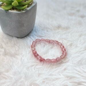 Cherry Quartz Energy Bracelet